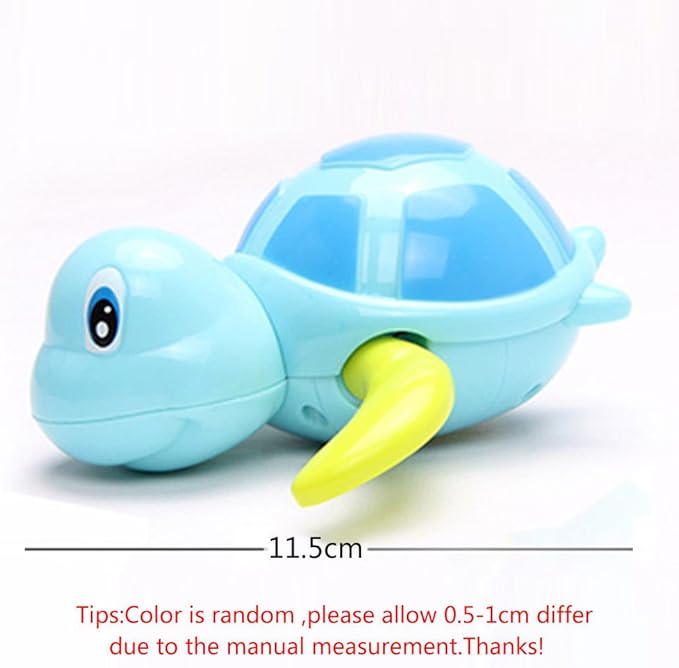 3pcs Bath Swimming Turtle Toy for Baby Toddler, Wind Up Chain Bathing Water Toy, Swimming Bathtub Pool Cute Swimming Turtle Toys for Boys Girls.