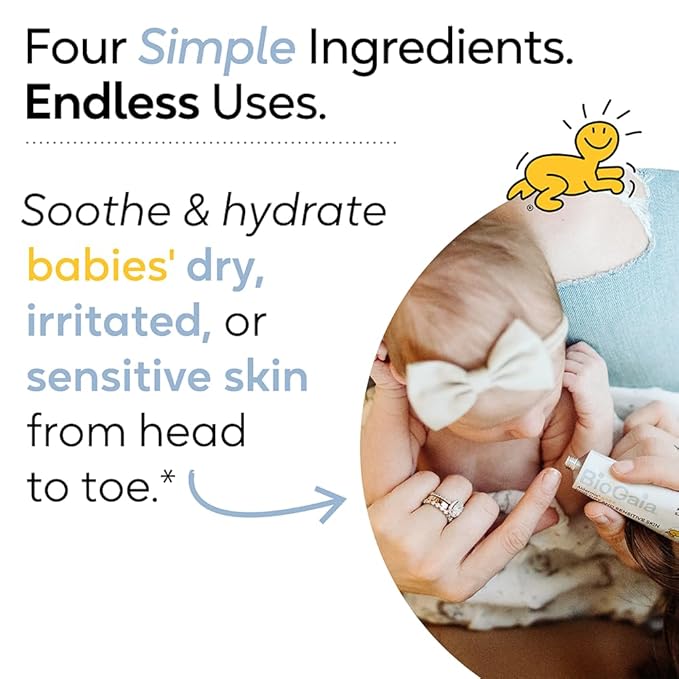 BioGaia Baby Probiotic Essentials For Digestive & Skin Health | Drops Ease Colic, Gas & Tummy Issues | Ointment Soothes & Hydrates Dry, Irritated Skin