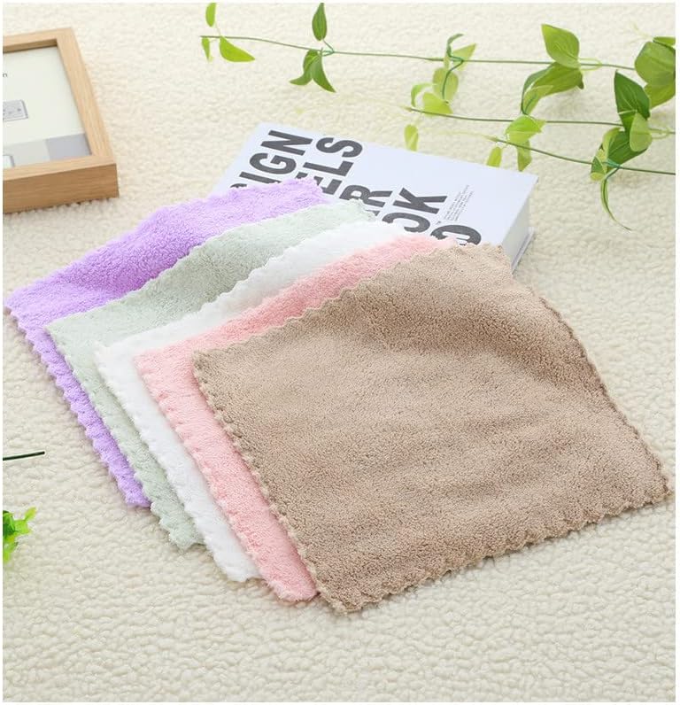 15 Pack 12''x12'' Absorbent Microfiber Baby Washcloths Soft Fleece Wash Clothes Face Towels for Baby,Newborns,Infants,Toddlers,Kids,Baby Face Towel Bath Wipes