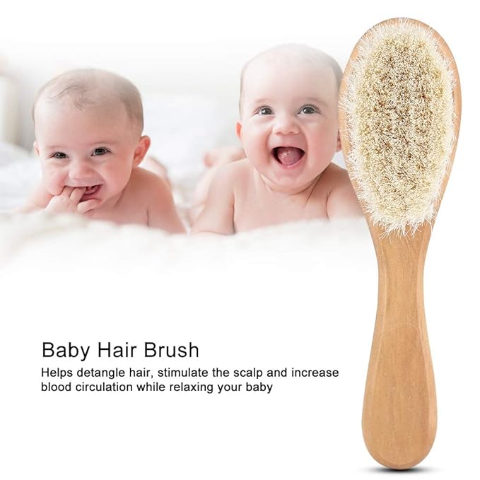 Weiyirot Baby Hair Brush, Infant Comb, Premium Materials for Baby Women Men Old Man