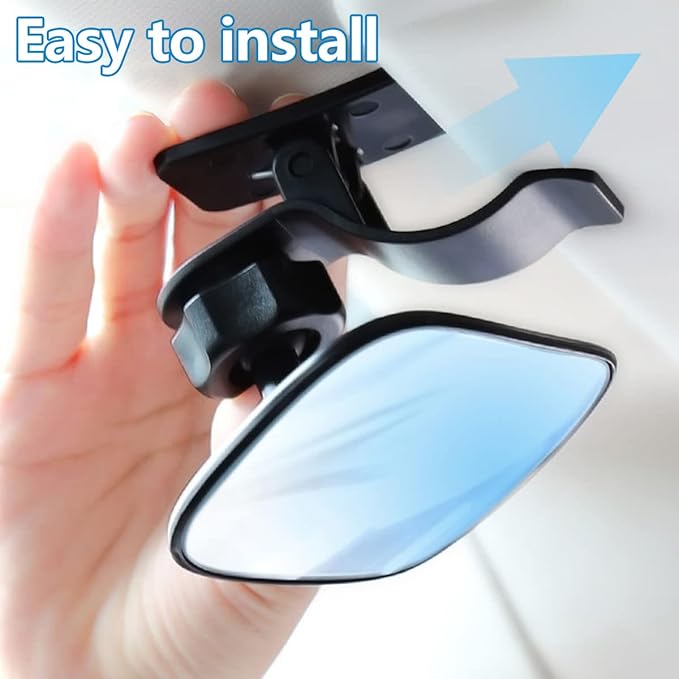 HOTBEST Sanmenxiadongjun Baby Car Mirror Baby Rearview Mirror with Suction Cup & Clip Adjustable Wide View Car Interior Rearview Mirrors for Back Seat Safety Car Seat Mirror for Rear Facing Infant