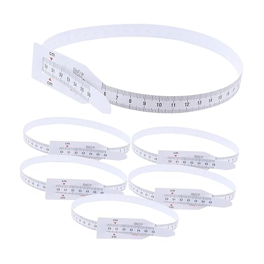 6pcs Tape Measure 25 Head Measuring Tape Infant Head Circumference for Child Pediatrics 56cm White