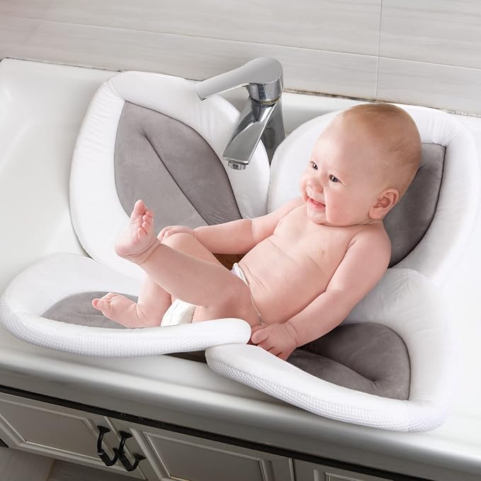 PandaEar Baby Bath Pad & Baby Bath Rinse Cup