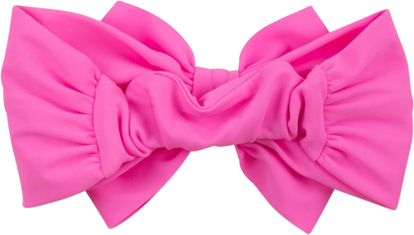 RuffleButts® Girls Swim Bow Headband