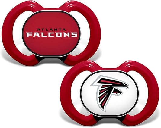 Baby Fanatic Pacifier 2-Pack - NFL Atlanta Falcons - Officially Licensed League Gear