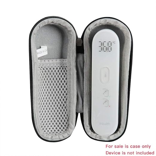 Hermitshell Hard Travel Case for iHealth No-Touch Forehead Thermometer Digital Infrared Thermometer
