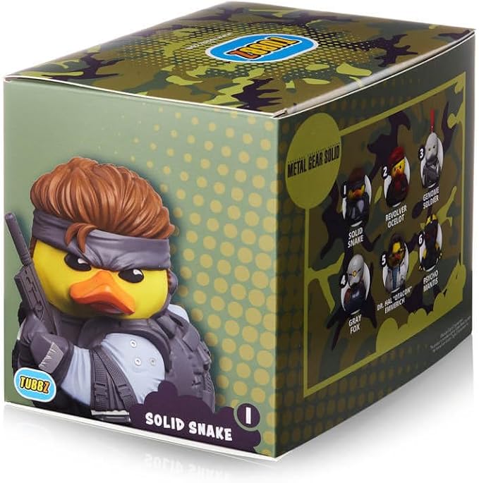 TUBBZ Boxed Edition: Metal Gear Solid - Solid Snake Cosplaying Rubber Duck Vinyl Figure