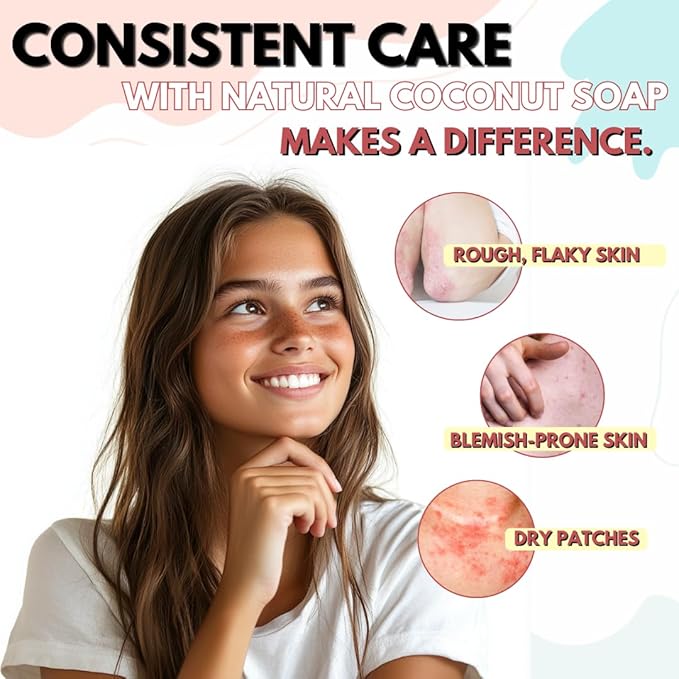 KELEBS Unscented Kids Soap Bar 2-Pack – Organic & Gentle Trio Oil Body Wash for Children – Soothes Dry & Delicate Skin – Only 7 Natural Ingredients