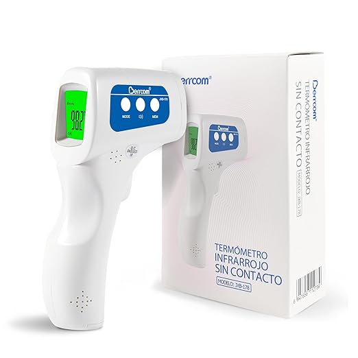 [Value Bundle] Berrcom Digital Thermometer DT007 & Berrcom No-Touch Infrared Thermometer for Adults and Kids JXB178