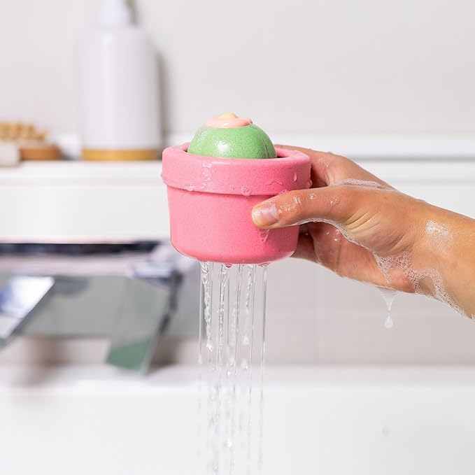 Tiger Tribe Bath Pop-Up Cactus Toy - Water Activated, Peek-A-Boo Sensory, Eco-Friendly for Kids, Toddlers & Babies