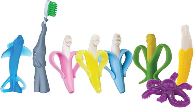 Baby Banana The Original, Banana Brush, Made in USA, Toddler Toothbrush, Family-Owned Business