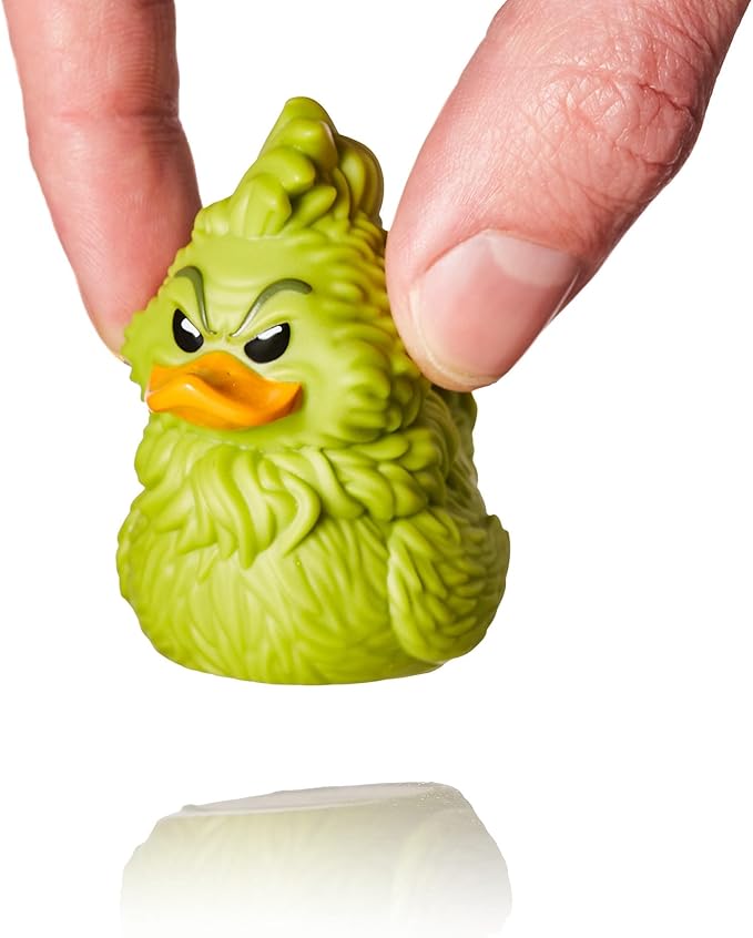 TUBBZ Mini Grinch Collectible Vinyl Rubber Duck Figure - Official Dr Seuss The Grinch Merchandise - Christmas TV & Movies