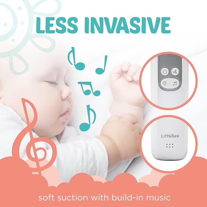 Baby Nasal Aspirator - Rechargeable Electric Nose Sucker Baby Nose Cleaner - Toddlers Booger Mucus Sucker - Baby Vac Nasal Aspirator - Infant Booger Suction Removal Device