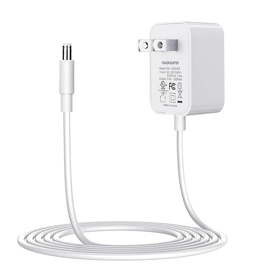 Power Cord Replacement for Graco DuetSoothe, Simple Sway Swing, Glider LX, DuoGlider, Sweetpeace, 5V Baby Swing Charger White