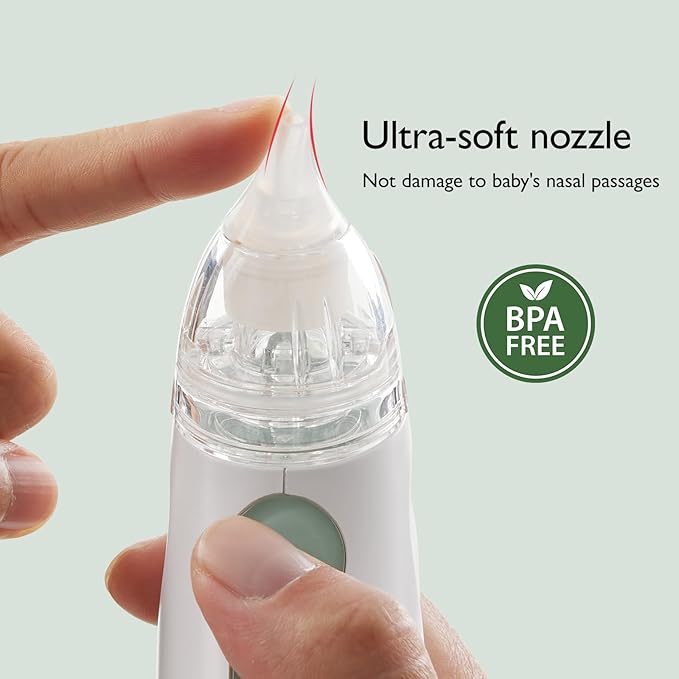 Momcozy Nasal Aspirator Replacement Head 4 Pcs, BPA Free Silicone Nozzle Tip 4 Pcs, for Momcozy Nasal Aspirator Use Only