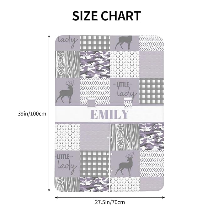 Personalized Baby Car Seat Canopy for Girls, Custom Name Baby Car Seats Covers for Babies, Opening Minky Nursing Breastfeeding Stroller Cover Infant Carseat Canopies for Newborn (Woodland Deer)