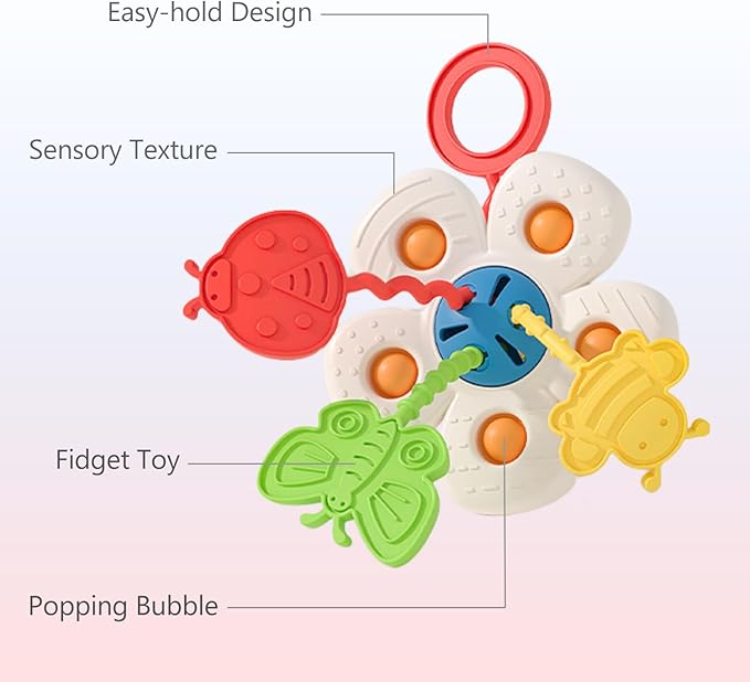 Montessori Toys for Baby Sensory Pull String Development Travel Toys Fidget Educational Learning Activity Gifts for Kids