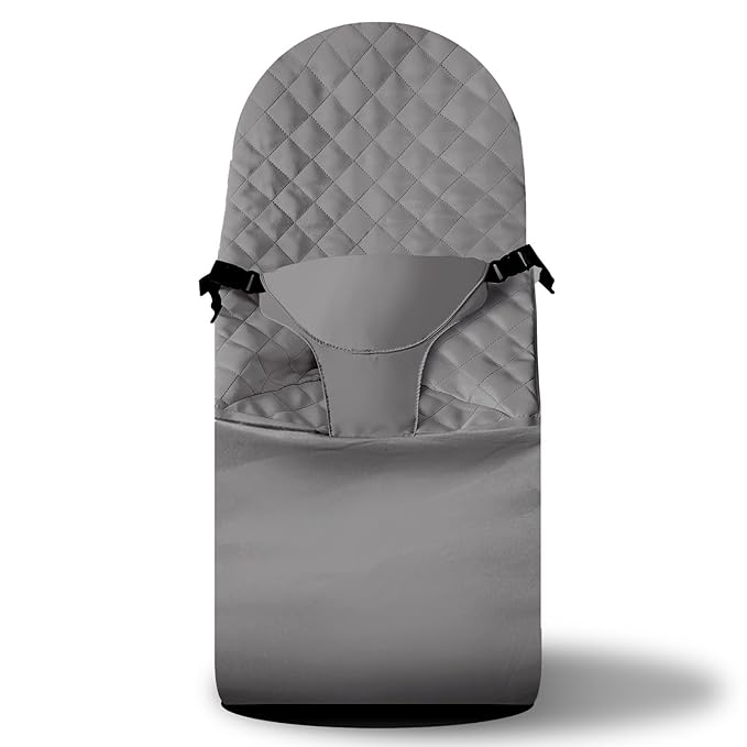 Fabric Seat for Bouncer - for BabyBjorn Replacement Cover Compatible with BabyBjörn Bouncer Bliss, Soft Breathable Machine Washable (Dark Gray)
