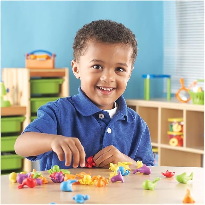 Learning Resources Under the Sea Ocean Counters - 72 Pieces, Ages 3+ Toddler Learning Toys, Counting Toys for Kids, Math Counters for Kids