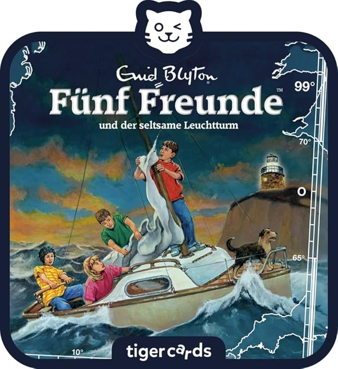 tigermedia tigercard Fünf Freunde Episode 99 der seltsame Leuchtturm Puzzle Detective Story tigerbox Audio Box Children's Radio Play Audio Book