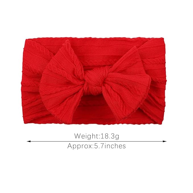 Love Heart Bow Headband for Baby Girls Valentines Hair Band Hair Accessories for Toddler TSFD23 (Red Lavender, One Size)