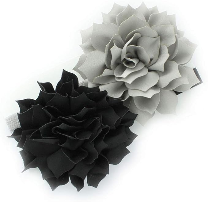 My Lello Petal Flower Headbands Baby - Girls - Toddler Stretchy Elastic Pair