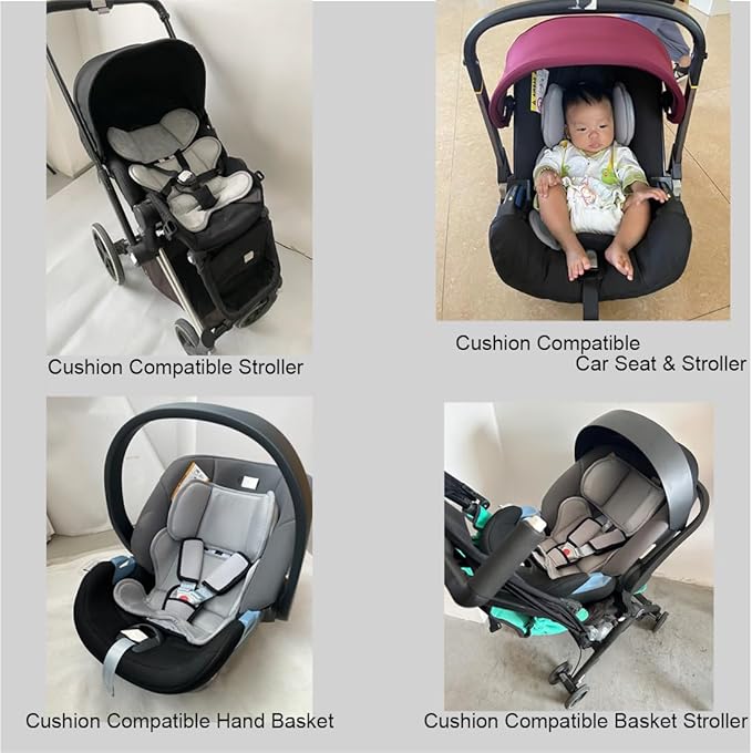 AICTIMO Head and Body Support Pillow Compatible with Doona Car Seat Strollers,Stroller Cushion