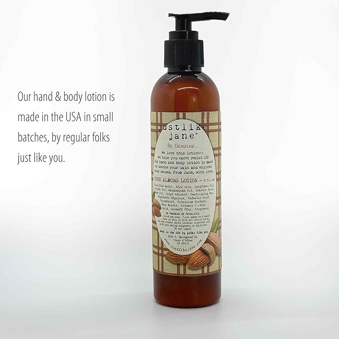 Just Like Jane™ Shea Butter Lotion | 8 fl oz | 8 scents | Scent: Pure Almond
