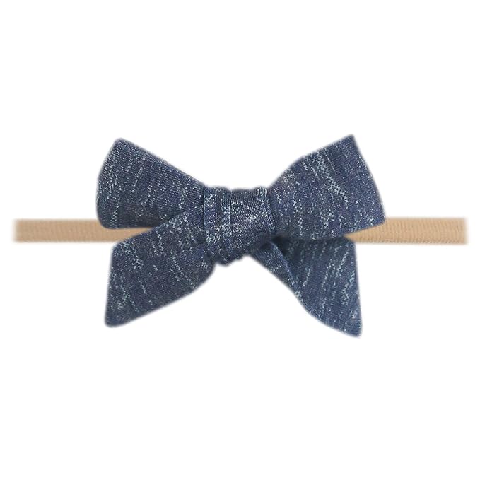 Copper Pearl Classic Baby Bow Denim