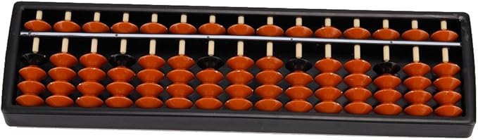 15 Digits Column Abacus Soroban Arithmetic Math School Learning Aid Tool
