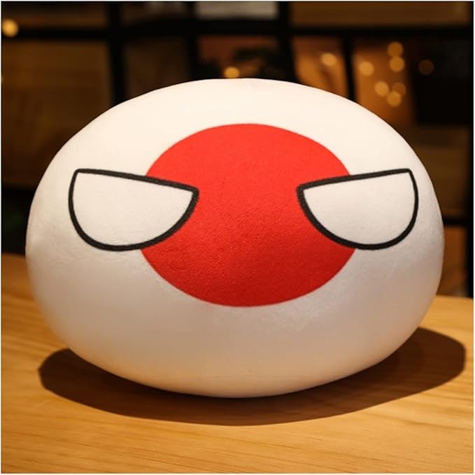 10/30/40cm Country Ball Decorate Polish Ball Plush Country Ball USA France UK Japan Germany Italy Decor (Color : 13, Size : 30CM)