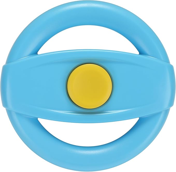 Accmor Stroller Steering Wheel Toy, Simulated Steering Wheel for Stroller Shopping Carts Cart Universal Detachable Pretend Driving Funny Toy Attachment