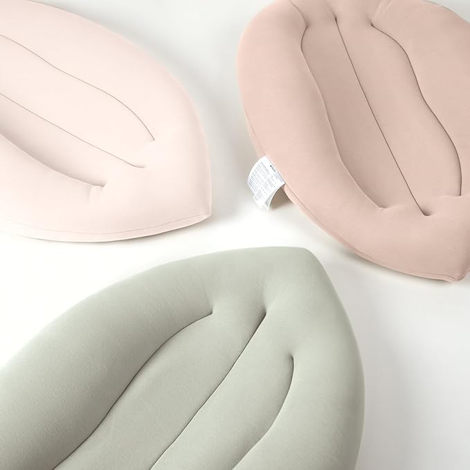 Baby Lounger for Newborn: Skin-Friendly & Breathable for 0-12 Months Infant Tummy Time Playtime & Diaper Changes - Portable & Lightweight Cushion for New Parents (Sage)