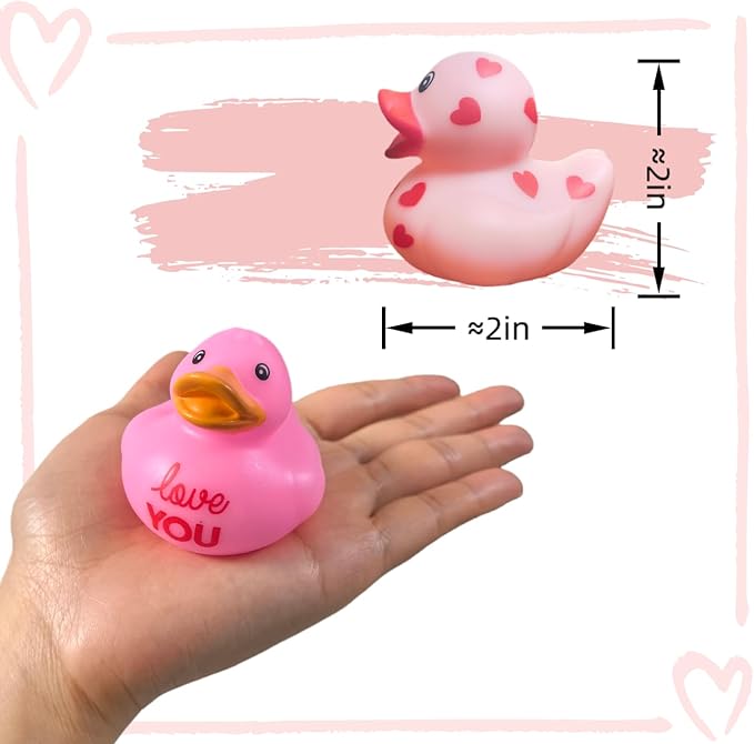 36PCS Rubber Ducks in Bulk, Assorted 2" Bright Duckies | Kids Party Favors, Birthday Gifts Party Favors, Gift Exchange, Cruise Ducks,Bath Toys