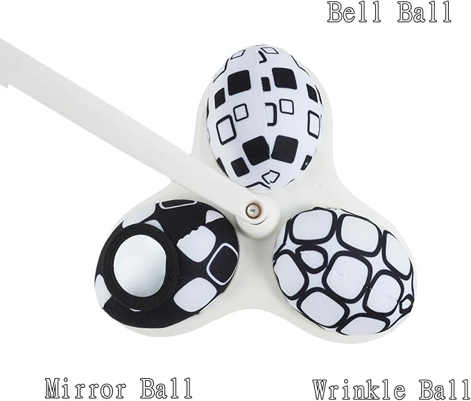 The Replacement Balls (for Mamaroo Swing) Offer More Interaction and Reversible Ball Options to Complement The Multi-Coloured with MamaRoo Cradle in a Set of 3 Balls ﻿