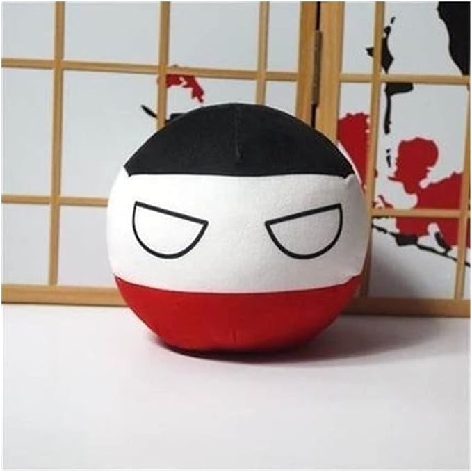 7.9in Poland Ball，Countries Ball Germany, Canada, France, CountryBall,Countryballs Germany, Anime Cosplay, Flag Decorations (Color : Germany2, Size : 20cm)