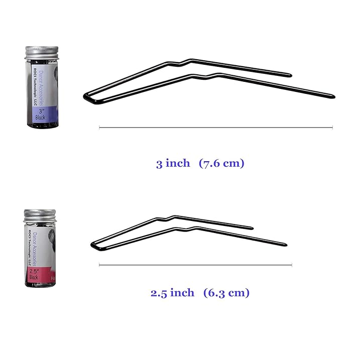 Hairpins for Bun ROCST Bobby Pins Clips for Ballet Woman girl Hairdressing salon 12pcs
