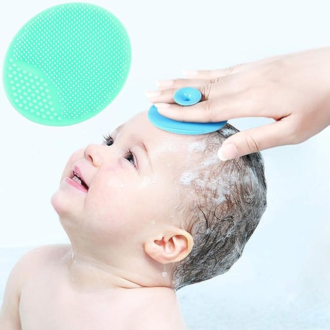 Baby Hair Brush and Comb Set for Newborns & Toddlers | Natural Soft Goat Bristles | Ideal for Cradle Cap | Perfect Baby Registry Gift (Green)