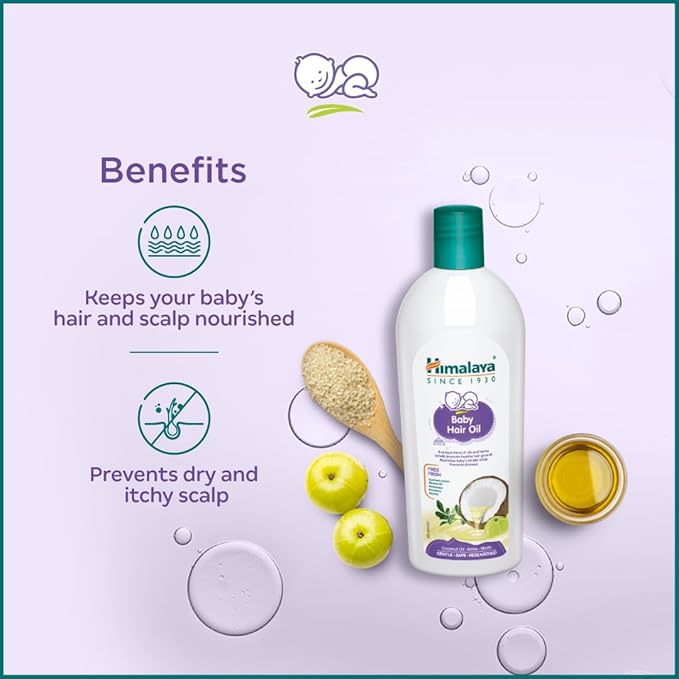 Himalaya Baby Hair Oil, 200ml
