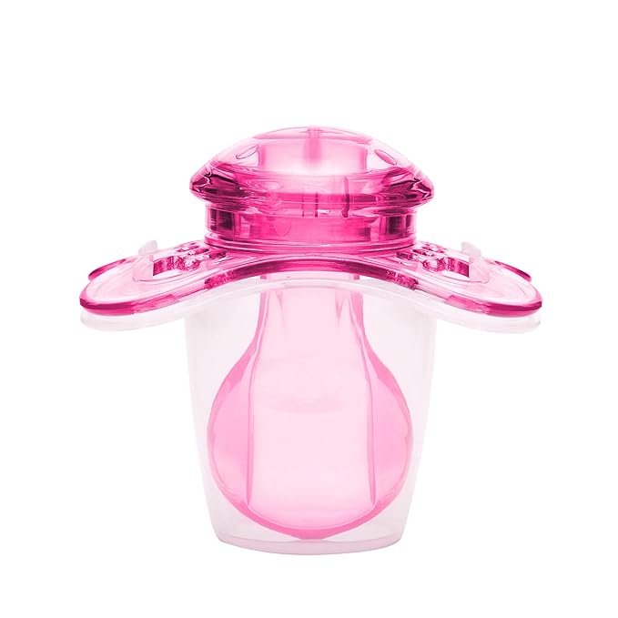 LittleForBig Bigshield Generation-3 Big Sized Pacifier Candy Gloss 2 Paci Pack - Pink and Green