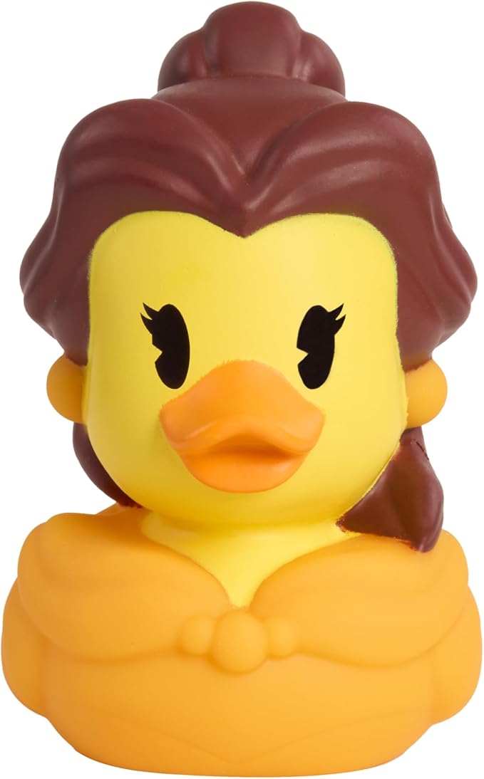 Just Play Character Rubber Ducks - Belle, Bath Toy 3 inch