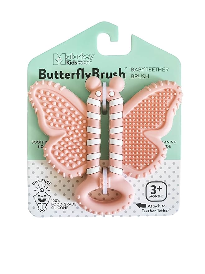 Tooth Brush Teether - Butterfly Brush