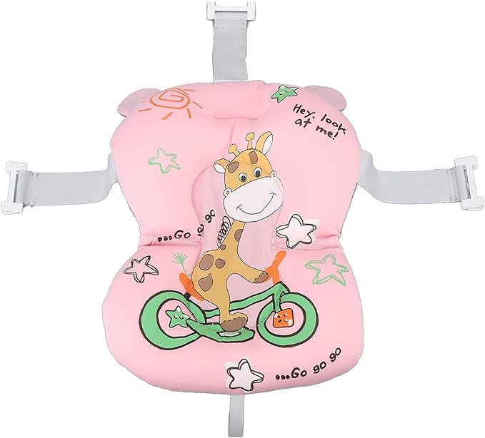Garosa Baby Bath Pad, Newborn Bathtub Mat Infant Bath Supporter Pad Bathtub Pillow Nonslip Floating Bathing Tub Seat for Baby 0-12 Months ()