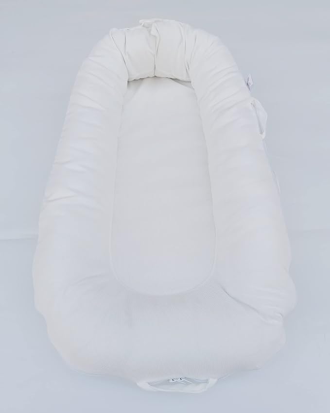 Baby pod nest Corduroy Cover [fits Dockatot Deluxe+] (Milk)