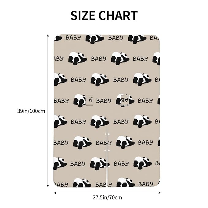 Personalized Baby Car Seat Canopy for Babies with Name, Custom Cute Panda Stroller Car Seat Covers for Boys Girls, Minky Nursing Carseat Cover for Breastfeeding, Car Seat Canopies for Newborn