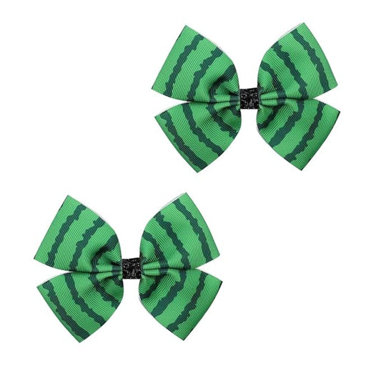 Fruit Hairpin Watermelon Bow Hair Clips Non Slip Hair Clip Fruit Accessories for Women Girls Hair (B5)
