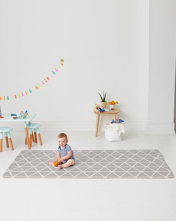 Skip Hop Baby Play Reversible Foam Floor Mat, Vibrant Village, 86" X 52",