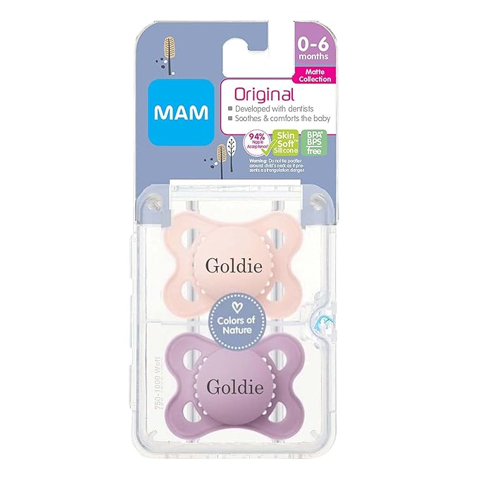 Personalized Pacifier by Pacidoodle Customize Now (Pink 0-6)