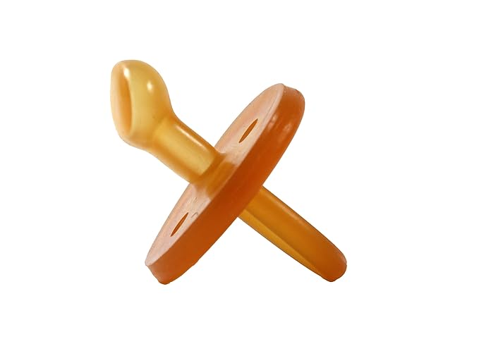 SWEETIE Rubber Pacifier Natural Rubber Pacifier Orthodontic 1 Count Original Natural Rubber Pacifier (6-12 Medium)