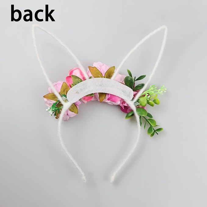 Children Easter Bunny Ears Headband Long Ear Hairband for Baby Girls Infant Toddlers Kids